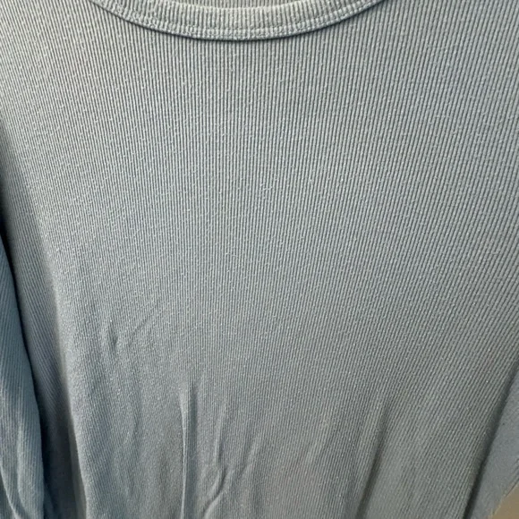 Gap Light Blue Long Sleeve Top - Picture 4 of 6